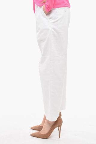 Pantaloni in Cotone con Elastico in Vita