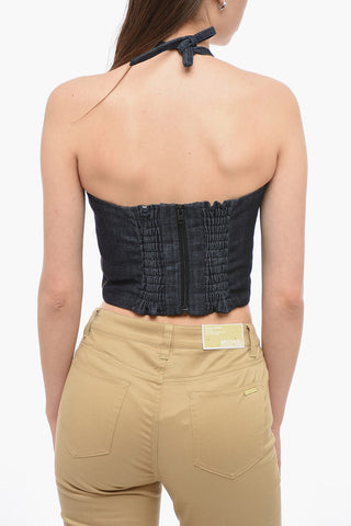 Corset ASPOS with Cut-Out Detail and Contrast Stitching