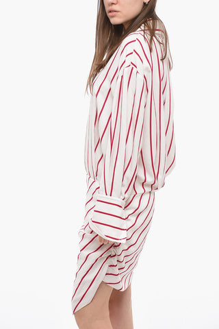HATTY Chemisier Dress with Asymmetric Hem