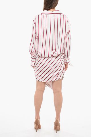 HATTY Chemisier Dress with Asymmetric Hem