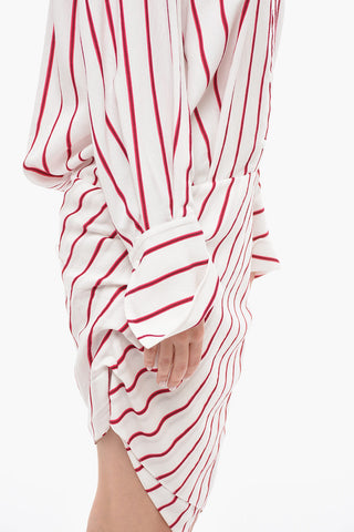 HATTY Chemisier Dress with Asymmetric Hem