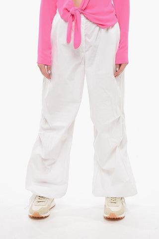 Cotton Pants with Ankle Strings
