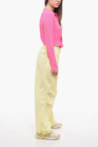 Cotton Pants with Ankle Strings