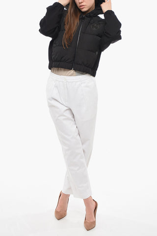 MICHAEL Cropped Jacket with Hood