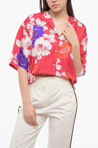 Camicia Crop SHINE con Relaxed Fit