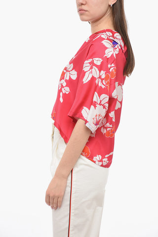 Camicia Crop SHINE con Relaxed Fit