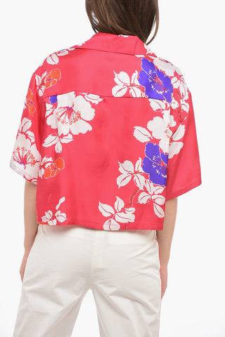 Camicia Crop SHINE con Relaxed Fit