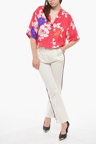 Camicia Crop SHINE con Relaxed Fit
