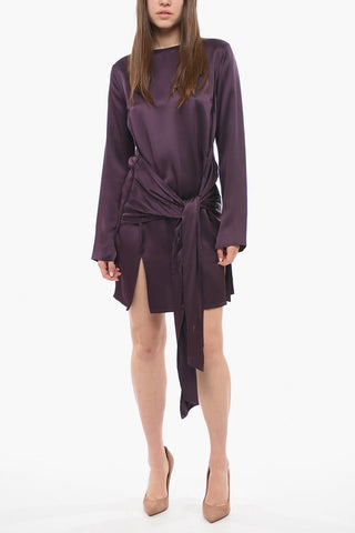 Viscose EUGENIE Dress with Self-tie Detail