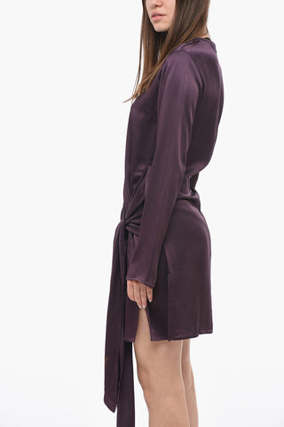 Viscose EUGENIE Dress with Self-tie Detail