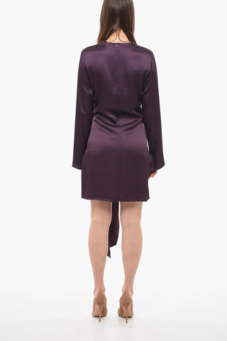 Viscose EUGENIE Dress with Self-tie Detail