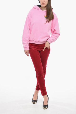 Reversible Hoodie Sweatshirt with Oversized Fit