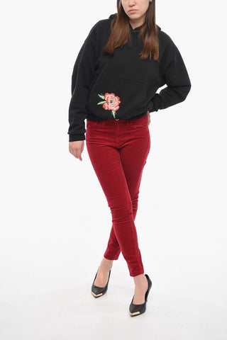 Reversible Hoodie Sweatshirt with Oversized Fit