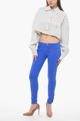 Cropped LAMIA Shirt with Asymmetric Design