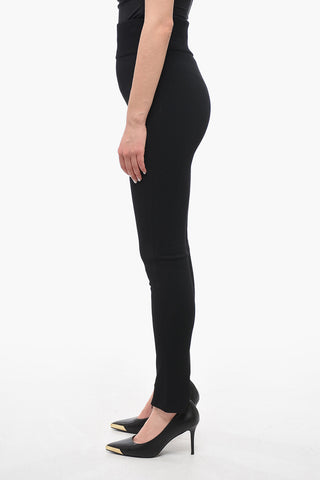 Stretch Knit Pants with Zipped Detail