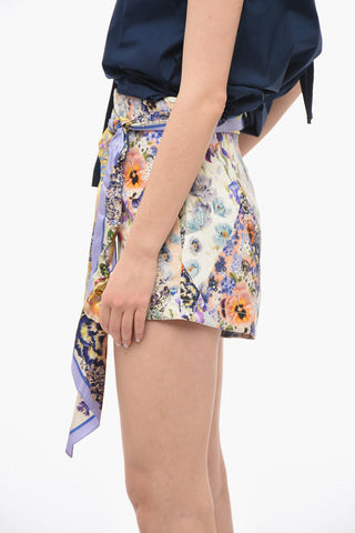 High-waisted TAMA Shorts with Bow