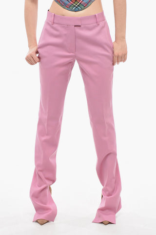 Pantaloni ABRAM Straight Fit con Spacchi sul Fondo