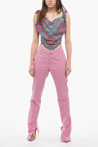 Pantaloni ABRAM Straight Fit con Spacchi sul Fondo