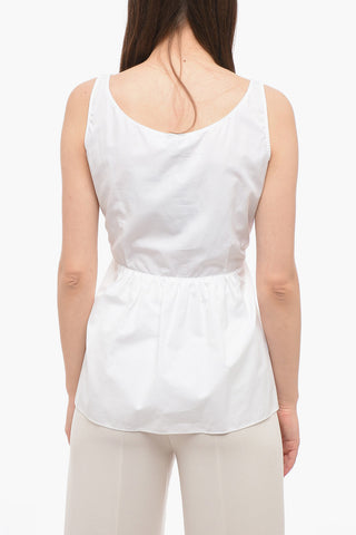 Pleated Top with Belt