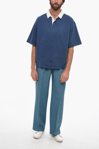 Double Pleated Straight Fit Pants