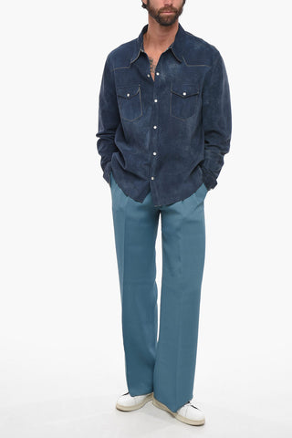 Suede Leather Shirt