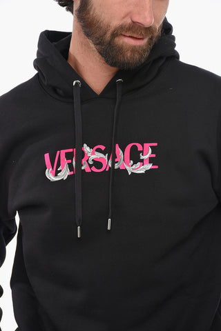 Mitchel Fit Hoodie with Printed Logo