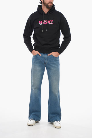 Mitchel Fit Hoodie with Printed Logo