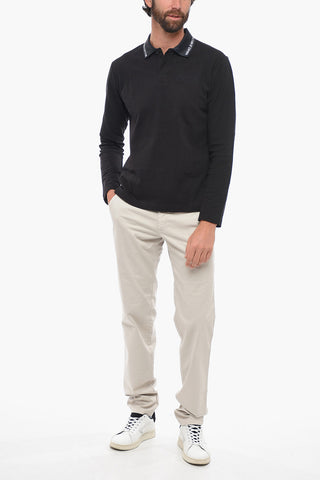 JEANS COUTURE Logoed Collar Cotton Polo