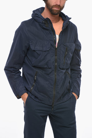 Hooded Utility Windbreaker