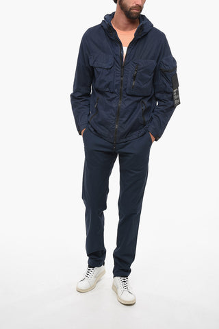Hooded Utility Windbreaker