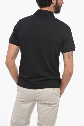 JEANS COUTURE Piquet Cotton Polo with Printed Logo