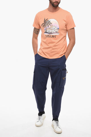 T-Shirt Girocollo ZAFFEH con Stampa
