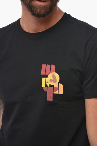 Crew Neck ZAFFERH Printed T-Shirt