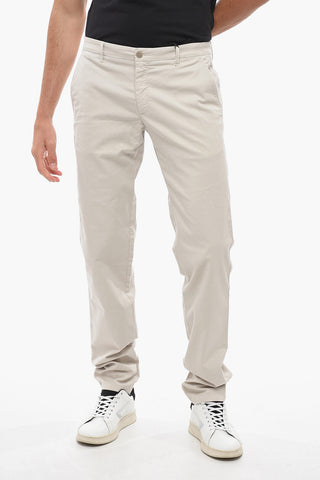 GIORGIO Cotton Chinos Pants with Belt Loops