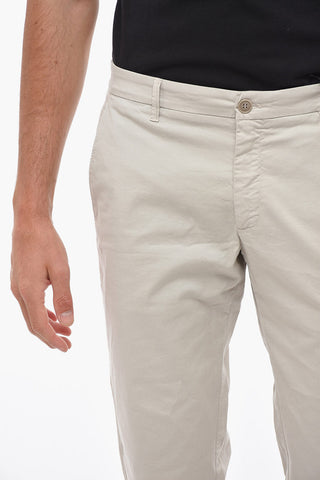 GIORGIO Cotton Chinos Pants with Belt Loops