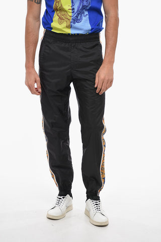 Joggers in Nylon LA GRECA con Bande Laterali a Contrasto