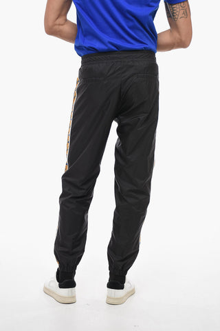 Joggers in Nylon LA GRECA con Bande Laterali a Contrasto