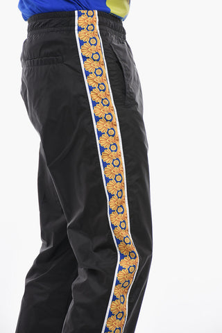 Joggers in Nylon LA GRECA con Bande Laterali a Contrasto