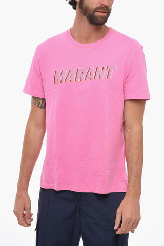 T-Shirt Girocollo HONORE con Logo Stampato