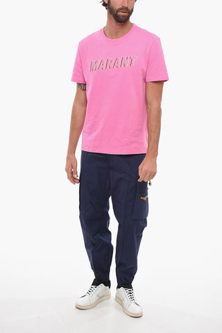 T-Shirt Girocollo HONORE con Logo Stampato