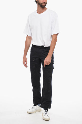 Slim Fit Cargo Pants With Adjustable Ankles
