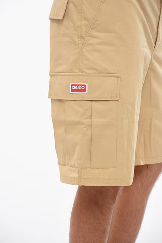 Cargo Shorts With Logo Patch
