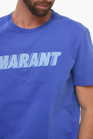 Crew Neck HONORE Printed Logo T-Shirt
