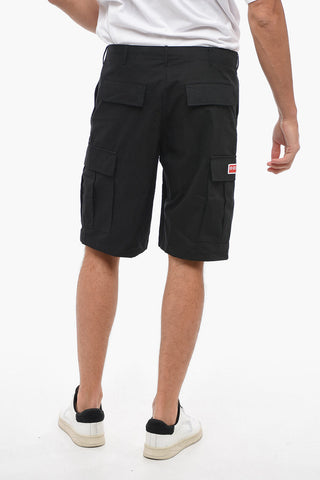 Cargo Shorts With Logo Patch