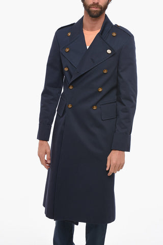 Organic Cotton Double Breasted Trench