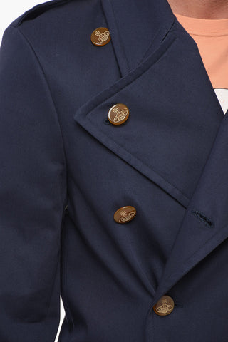Organic Cotton Double Breasted Trench
