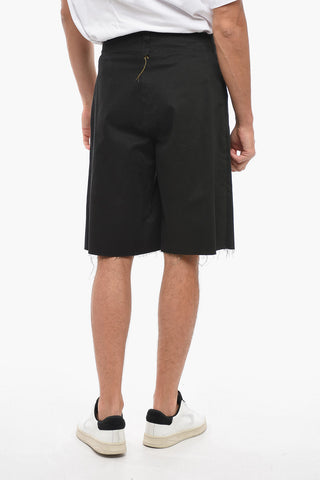 Shorts Con Pince E Dettagli Raw Cut
