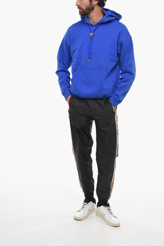 Felpa Hoodie in Cotone con Coulisse Gioiello