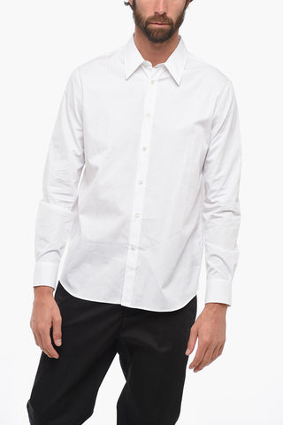 Italian Collar Long Sleeved Shirt
