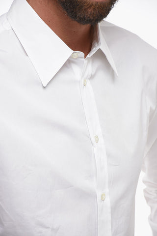 Italian Collar Long Sleeved Shirt